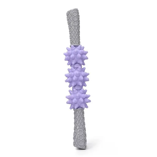 Massage Roller Stick for Muscles Deep Tissue, Muscle Roller, Fascia Roller for Cellulite, Self-Myofascial Release (Purple)