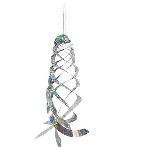 3 Pcs Bird Repellent Spiral Reflectors- Hanging Reflective Bird Deterrent Device for Drive Birds Woodpeckers Pigeons Geese Away