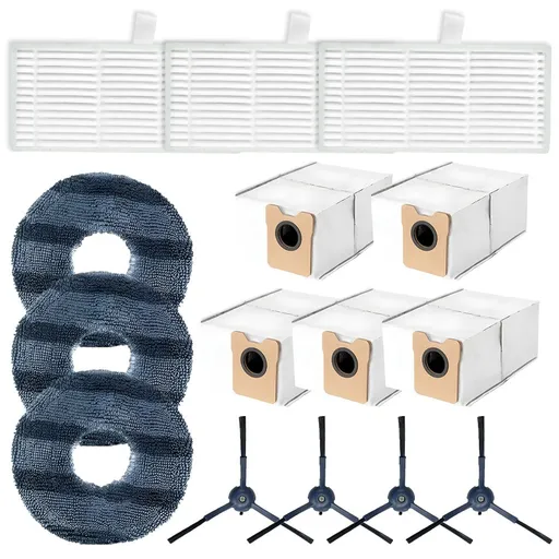 For Eufy Robot Vacuum for Omni C20 Accessories Brush Filter Mop Cloth Dust Bag, for Home Cleaning and Routine Maintenance