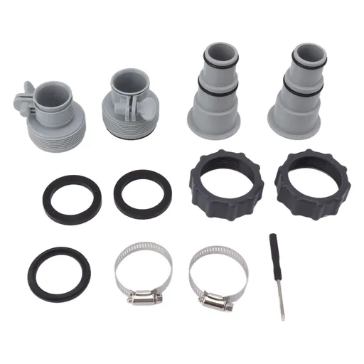 Pool Hose Adapter Replacement Hose Adapter with Collar for Threaded Connection Pumps