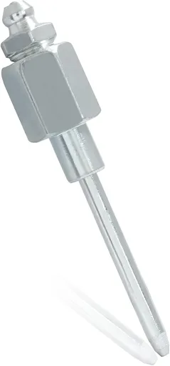 Grease Needle Nozzle, Nose Grease Dispenser Grease Gun Fittings and Gun Tips, Narrow Needle Greaser Adapter with 1/8 Inch NPT Threads for Hydraulic Systems/Mechanics (1 Pack)