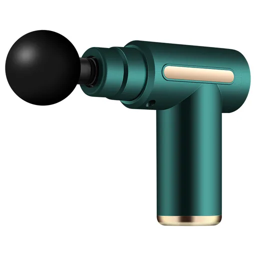 Green Portable Deep Tissue Massager | 6-Speed & 4 Heads & 15-Min Timer｜Professional Muscle Recovery, Anytime Anywhere