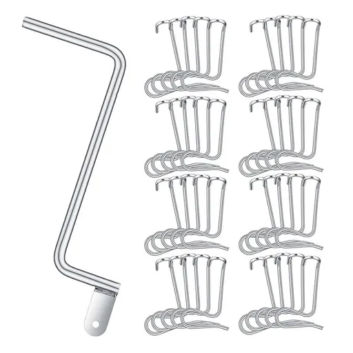 Fence Wire Tightener Tool with 1 Tighteners Handle Tensioner Steel Stretcher 31 Pieces