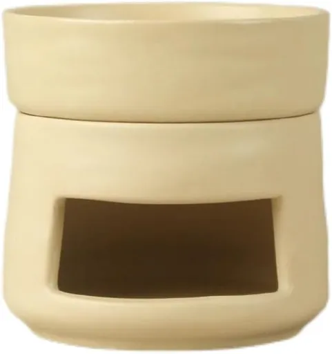 Yellow Ceramic Aroma Burner Shareable Candle Holder Aromatherapy Diffuser Home Decor
