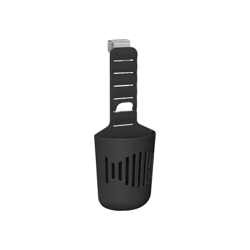 Black Toilet Tank Cleaning Tablet Holder - Adjustable Hanging Cistern Basket with Slotted Water Flow Design, No Drill Installation for Bathroom Toilet Cleaning Tablets