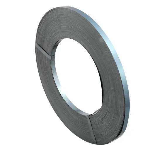 Packaging Steel Strapping Roll, 500 m Length x 19 mm Width x 0.55 mm Thickness, 770 kg Break Strength, Heavy Duty Banding Pallet Strap Coil, Portable Strong Banding Packing Metal Straps, Black