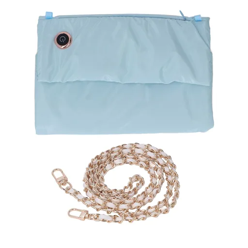 Office Hand Electric Heated Warming Bag USB Lightweight Portable Fashionable Home Heating Hand Muff Blue