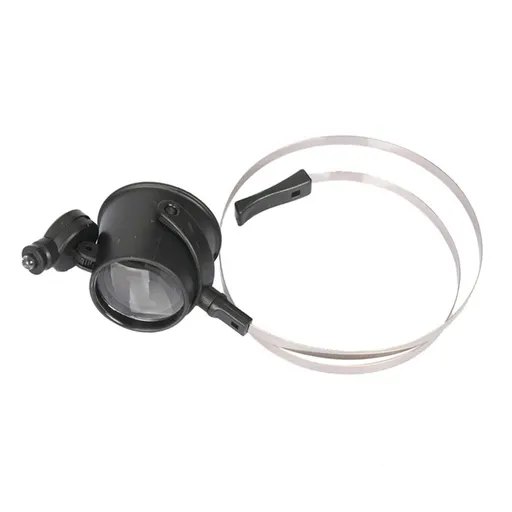 Headband magnifying glass jewelry watch repair magnifying glass with LED clock repair magnifying glass 1 set of magnifying glasses