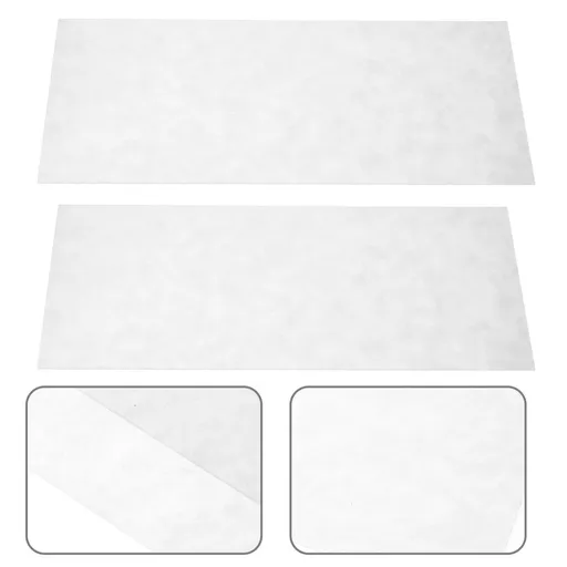 2-Piece Guitar Inlay Material Sheets White Markers for Musical Instrument Repair and Replacement
