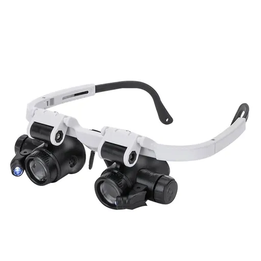 Glass Eye Magnifying Repair Tool Watchmaking Coin Stamp Currency Book Errors Jewelry Necklace Magnifier Glasses Beading Biology