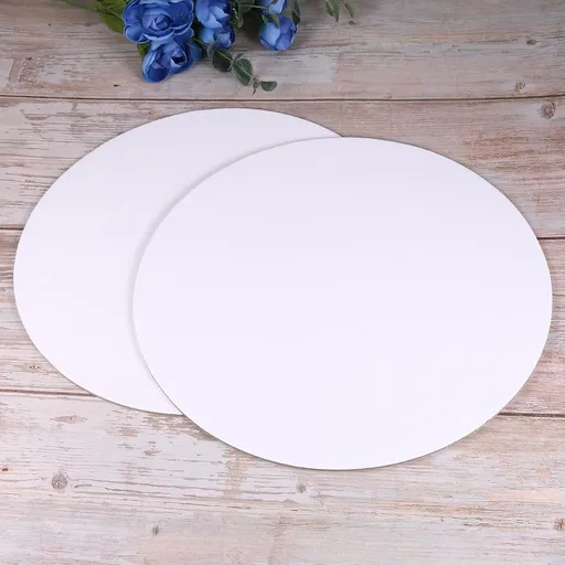 Round Canvas Panel for Oil, Acrylic, and Tempera Painting - 1 Piece Artist Quality