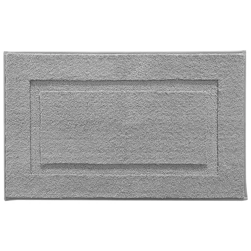 Bathroom Rug Mat, Ultra Absorbent Soft Bath Rug, Washable Non-Slip Bath Mat for Bathroom Floor, Shower Room, 24"x16", Light Grey