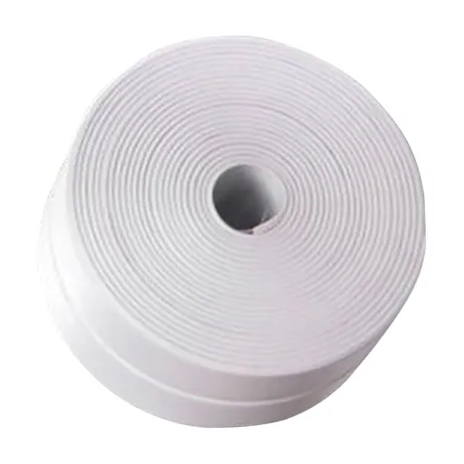 White Caulk Tape Waterproof Self Adhesive, 1.2" x 10.5 ft Toilet Caulk Sealant Tape, Bathtub Caulk Sealing Strip Tape for Kitchen Countertop, Bathroom, Floor Wall Edge Protector(White) White