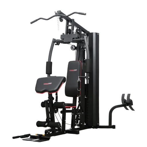 Powertrain JX-89 Multi Station Home Gym 68kg Weight Stack Cable Machine with Leg Press, Chest Press & Lat Pulldown