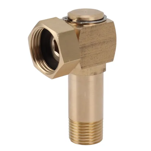 Garden Hose Adapter G1/2 High Hardness Brass Hose Elbow Connector for Replacement