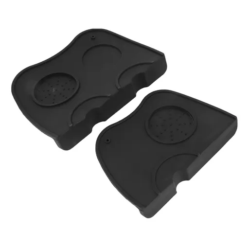 2Pcs Coffee Tamper Mat Silicone Non Slip Multifunctional Tamping Pad for Kitchen Bar