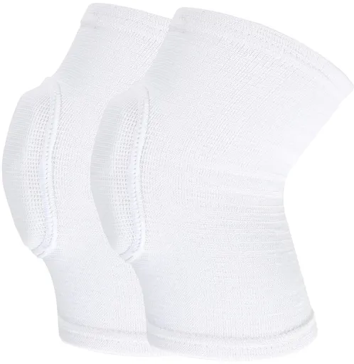Elbow Pads Breathable Anti-Impact Sponge Arm Support White