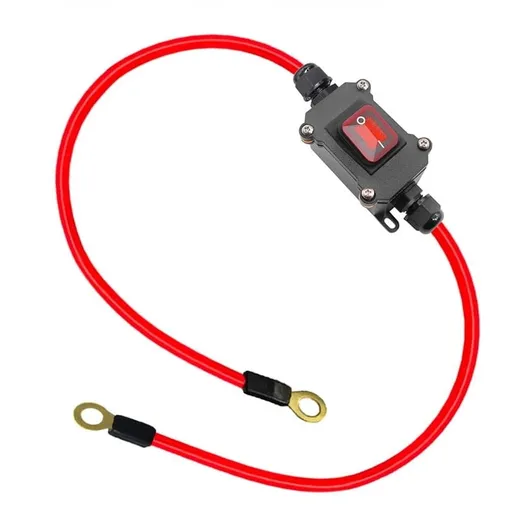DC12V Inline Wire Switch DC12-24V DPST Dual Side Wiring 25A IP67 with on/ Quick Connect/Disconnect