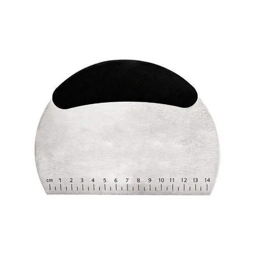 Dough Scraper Stainless Steel Bake Cake Slicer Pastry Cutter Multipurpose Bench - Semicircle