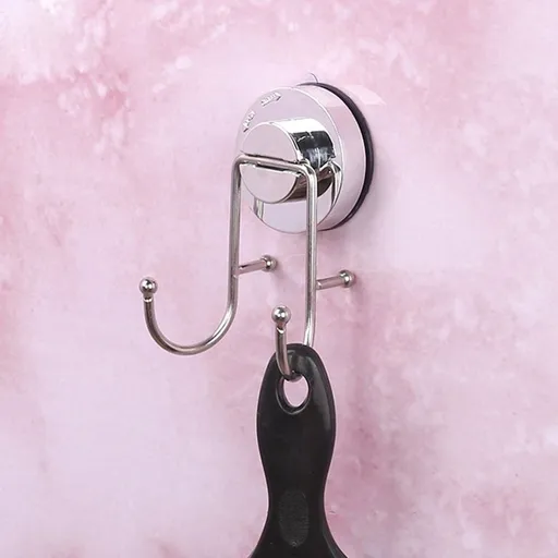 Stainless Steel Hooks Seamless Strong Silver Multifunctional Bathroom Kitchen Use