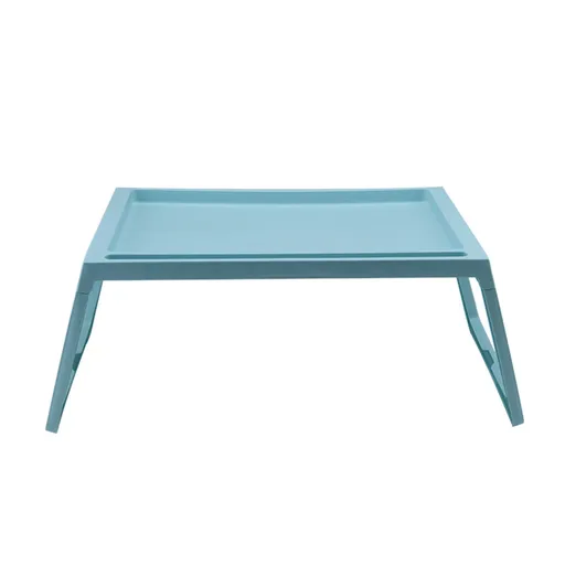 Laptop Bed Tray Table Portable Lightweight Mini Picnic Table for Laptop Working Writing Blue