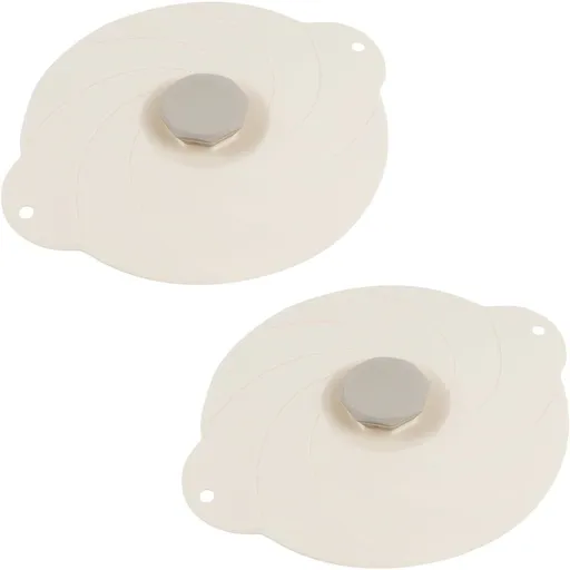 2 Pack Silicone Bowl Lids, 8 Inch Round Silicone Storage Cover Lids for Pots, Cups and Bowls, Multi-Function Kitchen Tool