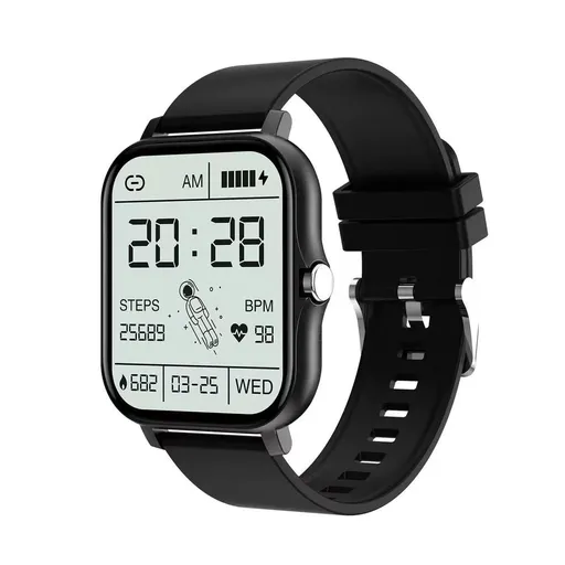 Women'S Smart Watch Ladies Fitness Tracker Heart Rate Monitor Watch Stylish - Black - Size 01