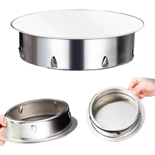 Stainless Steel Chimney Cap 125mm Durable Flame Retardant Perforated Design