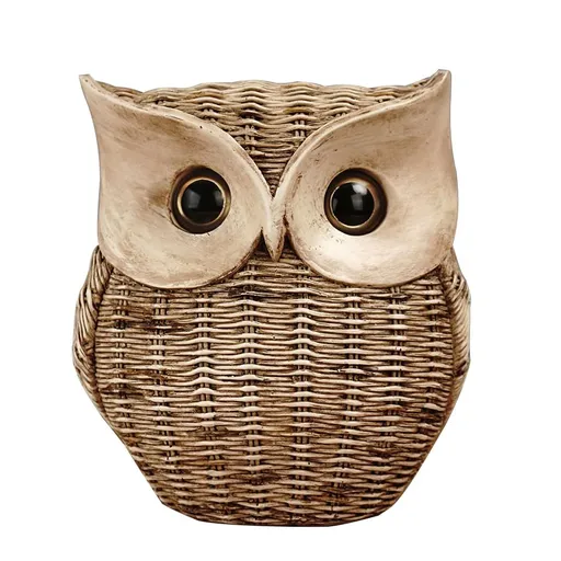Owl Decor Accents, Owl Statue Modern Home Decor for Book-Shelf, Cute Owl Figurine Shelf Decor Aesthetic