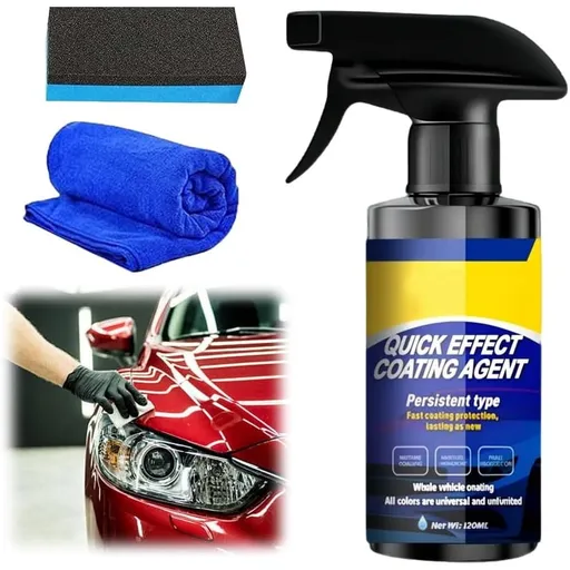 Advanced Car Quick-acting Coating Agent Spray, New Quick Effect Coating Agent for Car Paint Care Advanced Hydrophobic Nano Ceramic Wax for Vehicles Shine
