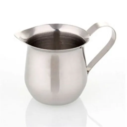 60ml 2ozMilk Frothing Pitcher Stainless Steel Small Bell-Shaped Creamer Coffee Jug for Barista Cappuccino Espresso Cups Latte Art Pitcher