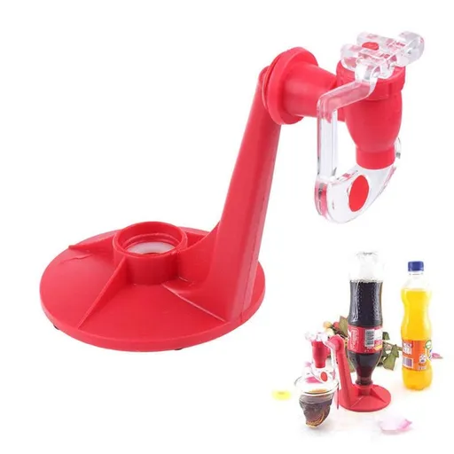 2 Liter Beverage Dispenser, Drink Dispenser for Carbonated Drinks, Coke Soda Drink Dispenser Bottle Upside Down Drinking