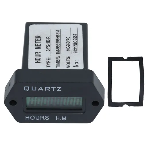 Industrial Time Counter Stable High Accuracy Digital Display Timer With Rubber Ring for Generator Excavator Lawn Mower