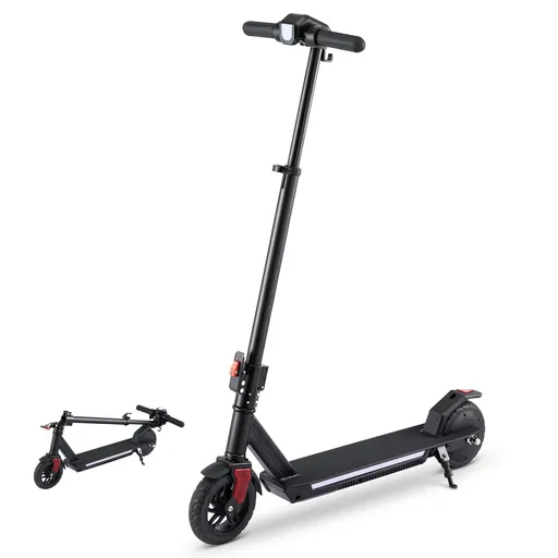 Electric Scooter 180W 18KM/H Foldable Height Adjustable Portable Riding Commuter Teens Adults