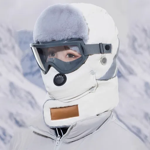 Anti-Fog Thermal Cycling Balaclava Reflective Safety Beige