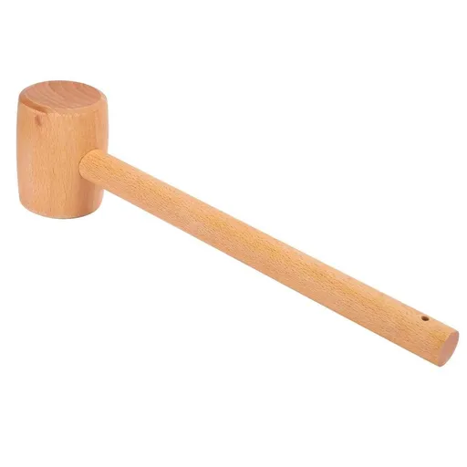 Wooden Hammer, Comfort Gripping Stable Wood Mallet, for Wood Carving Root Carving for Woodworking Polishing Tea Trays