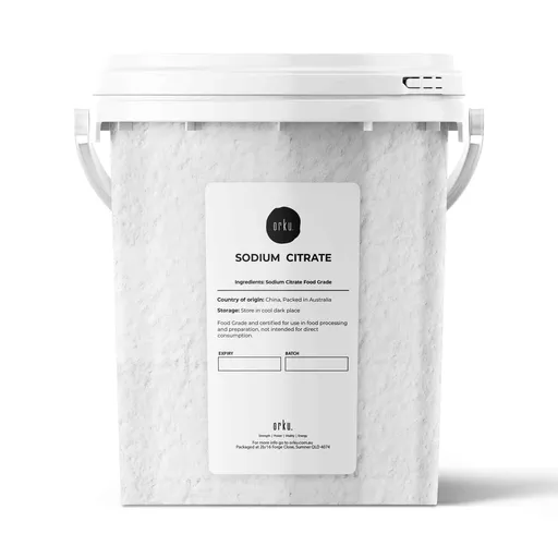 Orku 1.3Kg Sodium Citrate Powder Food Grade Trisodium Citrate Dihydrate Tub