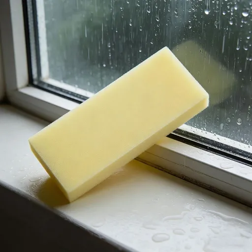High Absorption Yellow Pva Sponge Pad for Windowsill Protection 2Pcs