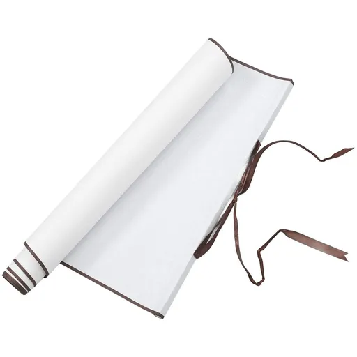 Blank Hanging Scroll Paper for Calligraphy Assorted Color Fabric 1Set