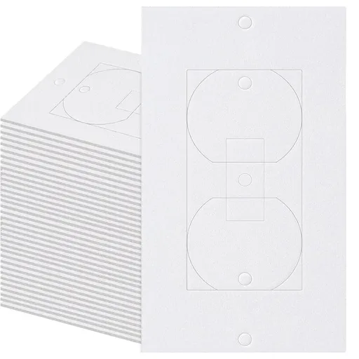 Outlet Insulators Draft Sealers, 100Pcs Electrical Outlet Insulation Pads, EVA Foam Gasket for Wall, Switch Socket Cover