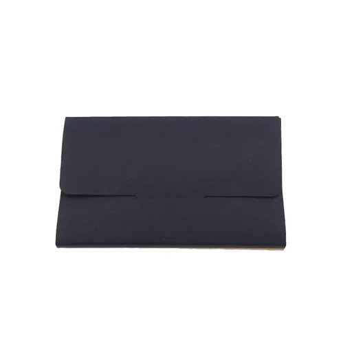 50PCS Membership Card Paper Gift Box Envelope for Gift Packaging Business Party - Black