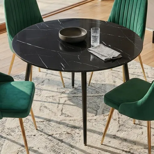Marble Mania Round Table