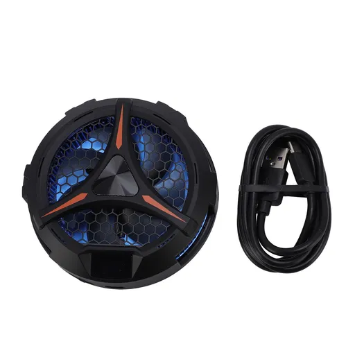Semiconductor Cooler for Gaming 10CM Magnetic Digital Display Icing Phone Radiator Cooling Fan for Tablet Graphics Card