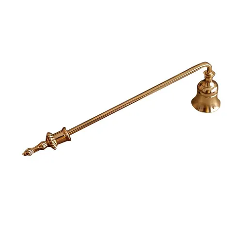 Candle Snuffer Home Collection – Refined Elegance with Elongated Thin Handle – Candle Wick Accessory , Elegant Candles Accessory（golden）