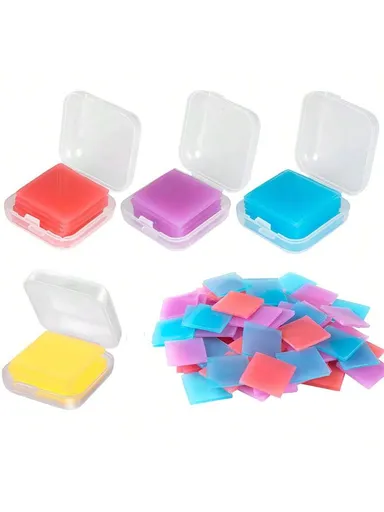 4 Boxes DIY Painting Glue Clay Set Colourful Diamond Painting Wax With Storage Box For 5D Diamond Painting Embroidery Accessories
