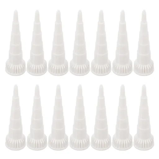 25Pcs Plastic Caulk Nozzle Tips with Leakproof Seal for Reliable Caulking Repair