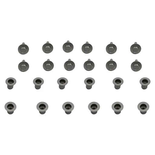 Replacement Running Board Fastener Kit 68044460AA, Steel Bolts and Inserts for Side Step Mounting Service and Part Update Tasks Use