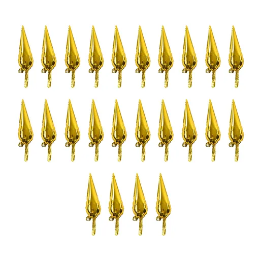 24Pcs Aluminum Foil Balloons Set Explosion Star Balloons for Wedding Celebration Holiday Party Arrangement Decoration