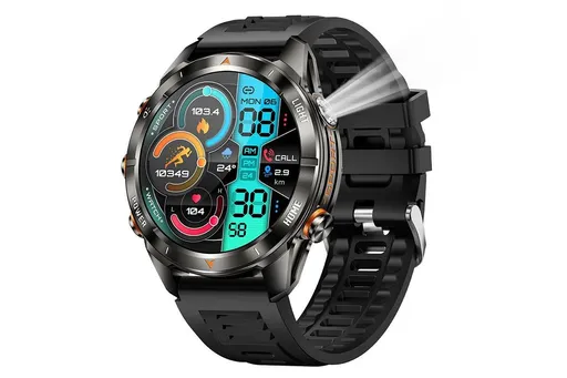 Smart Watch Fitness Tracker with Call Function 100 Sport Modes Heart Rate Sleep Monitor-Black