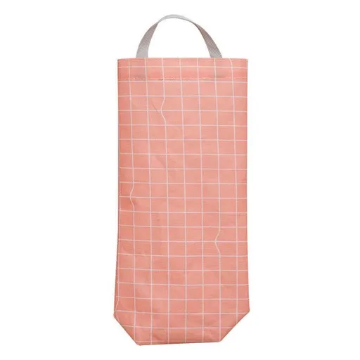 Plastic Bag Bags Hanger Organizer Storage Kitchen Trash Garbage Dispenser Holder - Red
